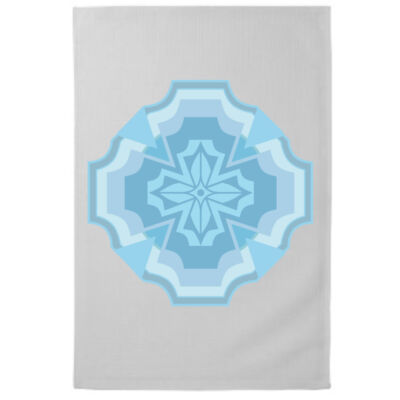 Cotton Tea Towel with Health Symbol Diamond Distinctive Design Thumbnail